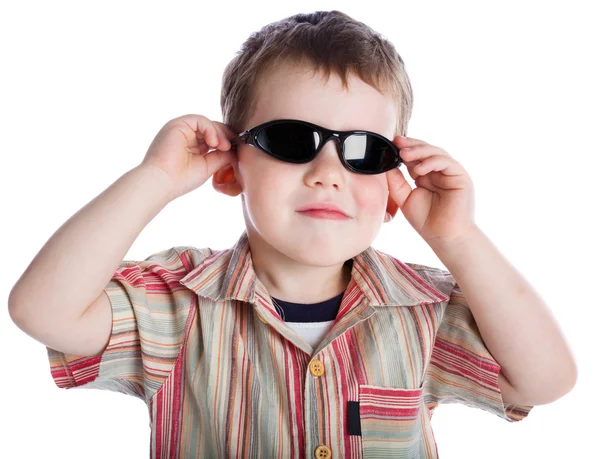 En pojke i solglasögon — Stockfoto