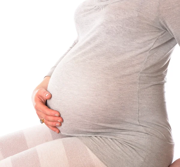 El vientre de la mujer embarazada —  Fotos de Stock
