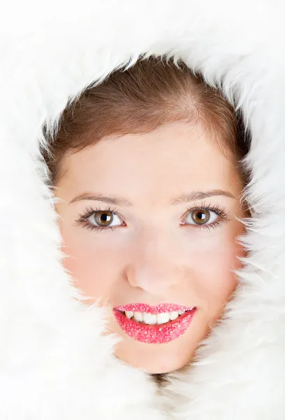 Hermosa chica de invierno — Foto de Stock