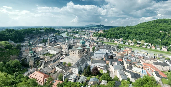 Vista panorámica de Salzburgo, Austria — Foto de Stock