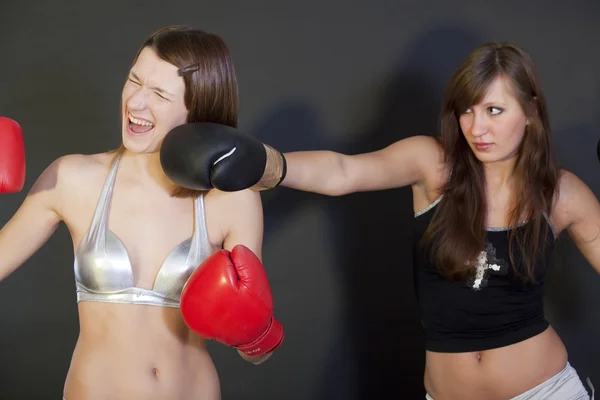 Ženy boxu — Stock fotografie