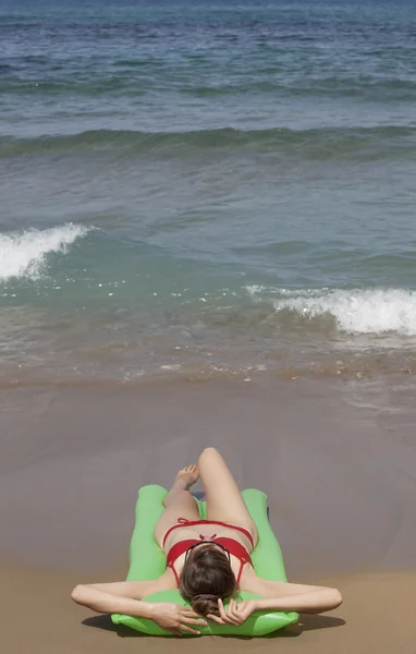 Wellness und Entspannung am Strand — Stockfoto