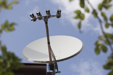 Satellite dish clipart