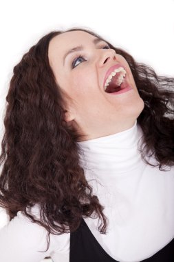 Face expression - laughing clipart