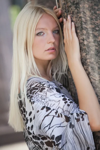 Blond fashion woman — Stock Photo, Image