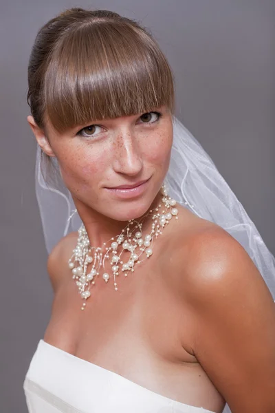 Portrait of bride — Stock Photo, Image