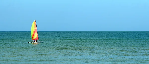 stock image Sailboat in ocean