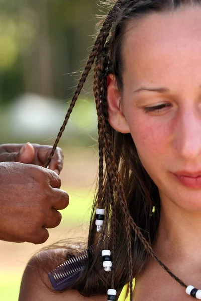 African hairstyle — Stock Photo, Image