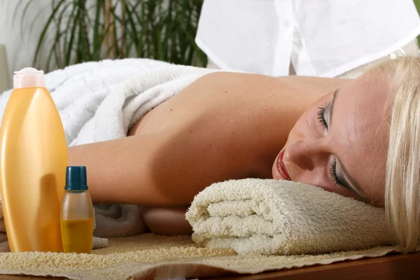 Waiting for relaxing Massage — Stock Photo, Image