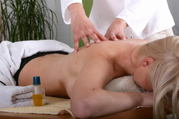 Back Massage — Stock Photo, Image