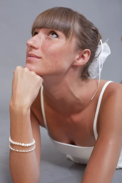 Glückliche Braut — Stockfoto
