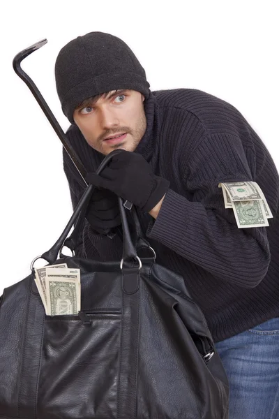 Bank robber — Stock Photo, Image