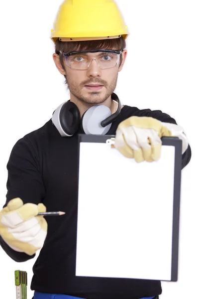 Sign for manual work — Stock Photo, Image
