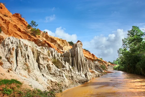 Red river canyon, Wietnam, mui ne — Zdjęcie stockowe