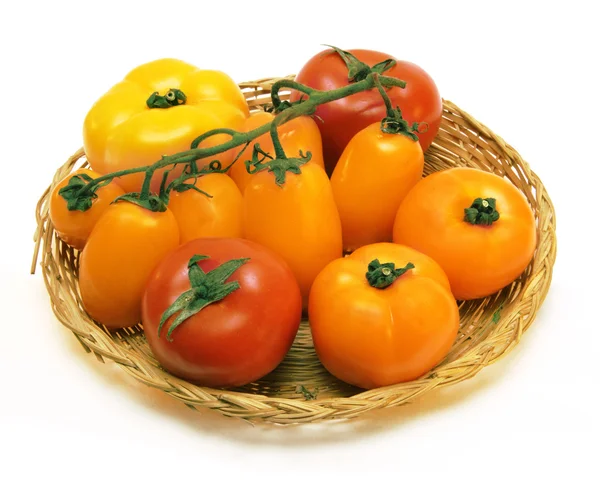 Färg tomater — Stockfoto