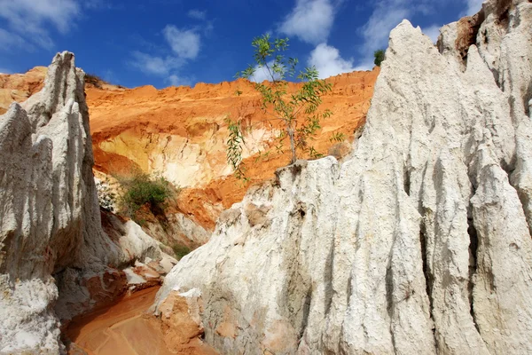 Wind and water erosion — Stock Photo, Image