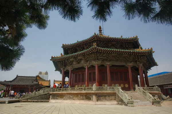 Shenyang keizerlijk paleis nurkhatsi Rechtenvrije Stockafbeeldingen