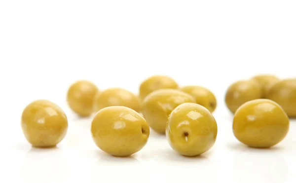 Olives on a white background — Stock Photo, Image