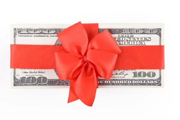 Dollar gift pack — Stock Photo, Image