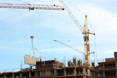 Construction Cranes clipart