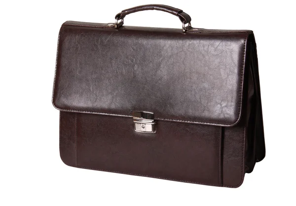 Brown briefcase — Stock Photo, Image
