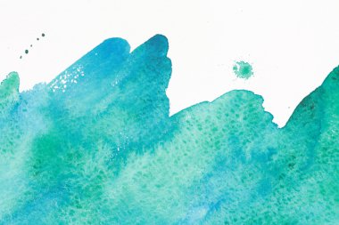 Watercolor sea wave clipart