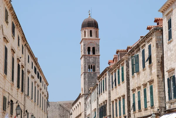 Rua principal em Dubrovnik — Fotografia de Stock