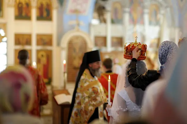 Ślub prawosławny — Zdjęcie stockowe