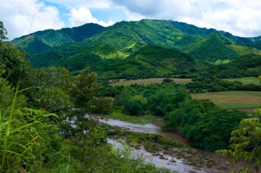 River in the mountains of Nicaragua clipart