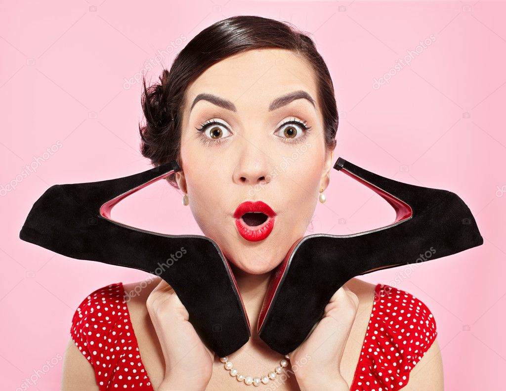 Retro girl — Stock Photo © zastavkin 2829453