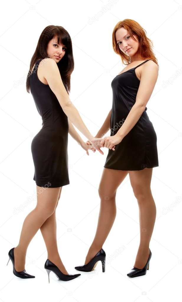 Girls in black dresses Stock Photo by ©zastavkin 3606603