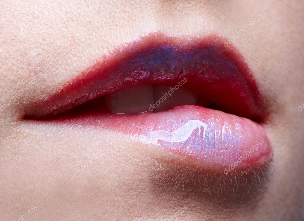 Girl's lips — Stock Photo © zastavkin 3754116