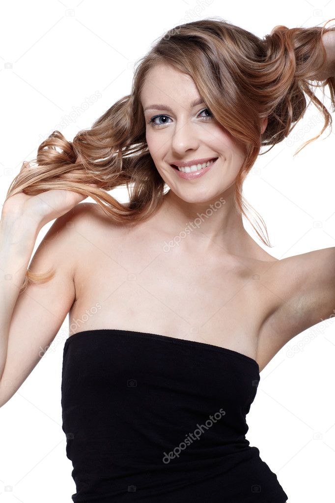 Beautiful european model Stock Photo by ©zastavkin 3754180