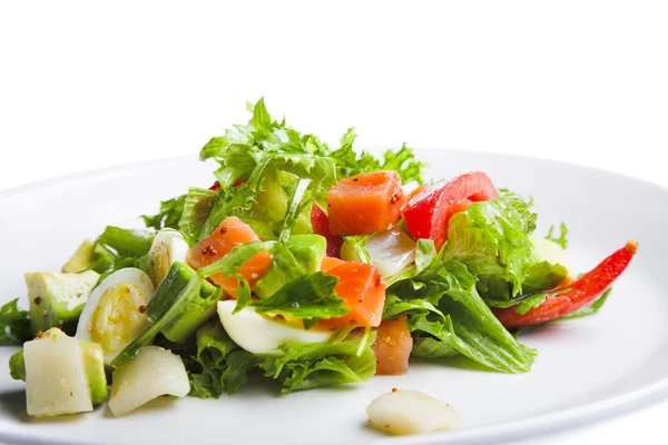 Salade met tomaat — Stockfoto