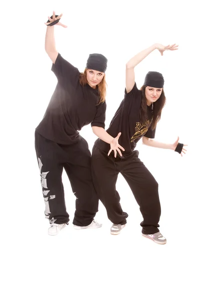 Tancerzy hip-hopgreeb świeże trawy — Zdjęcie stockowe