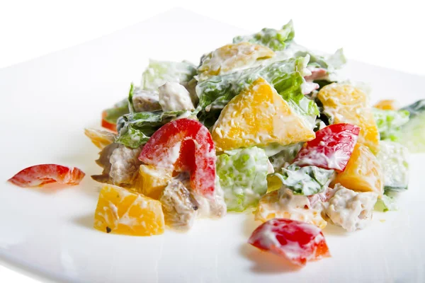 Salat mit Obst — Stockfoto
