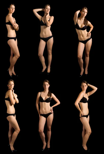 Girl posing in underwear — Stock Photo, Image