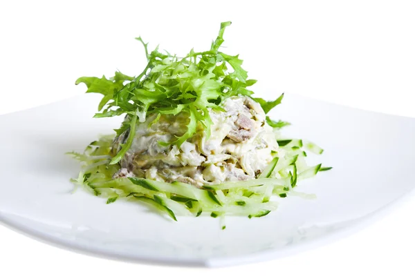 Salat mit Rucola — Stockfoto