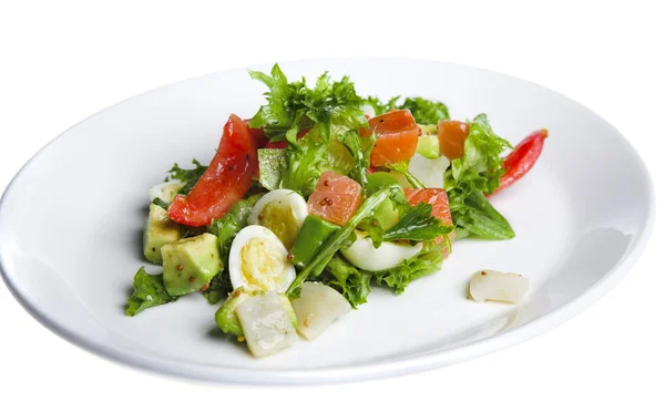 Salada com tomate — Fotografia de Stock