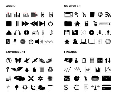 Vector icons clipart