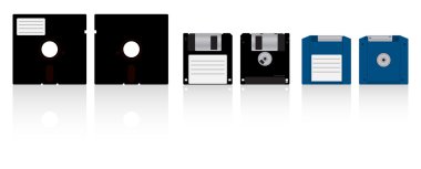 Diskettes clipart
