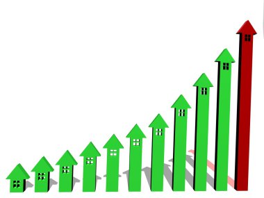 Mortgage graph clipart