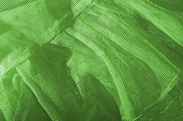 Yeşil kumaş kafes tipi — Stok fotoğraf