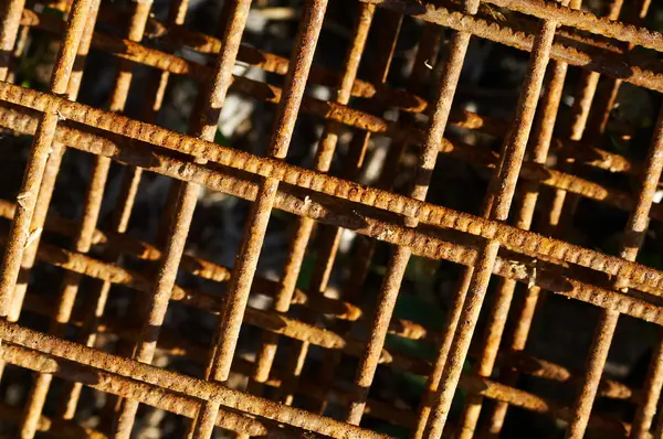 stock image Background with rusty grid