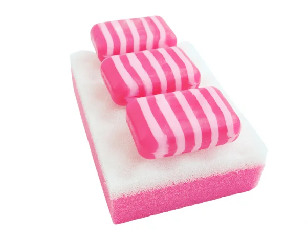 Soap and bast — Stock Photo, Image