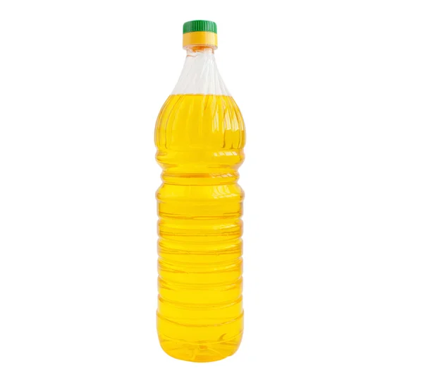 Frasco de aceite de girasol — Foto de Stock