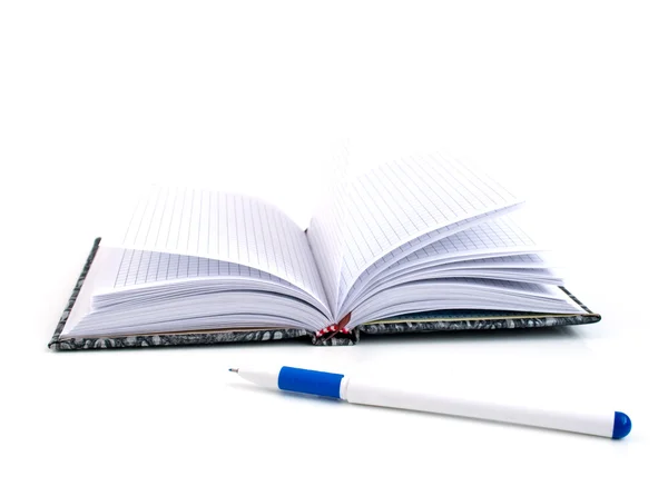 Caderno com o lápis — Fotografia de Stock
