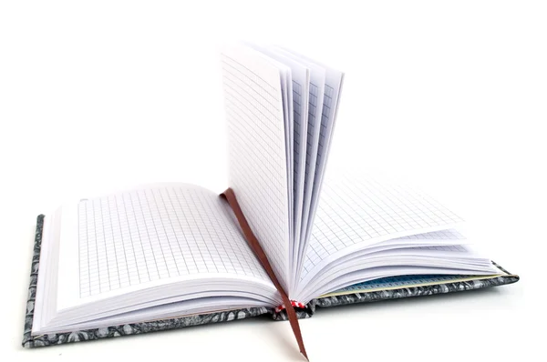 Notebook op een witte achtergrond — Stockfoto