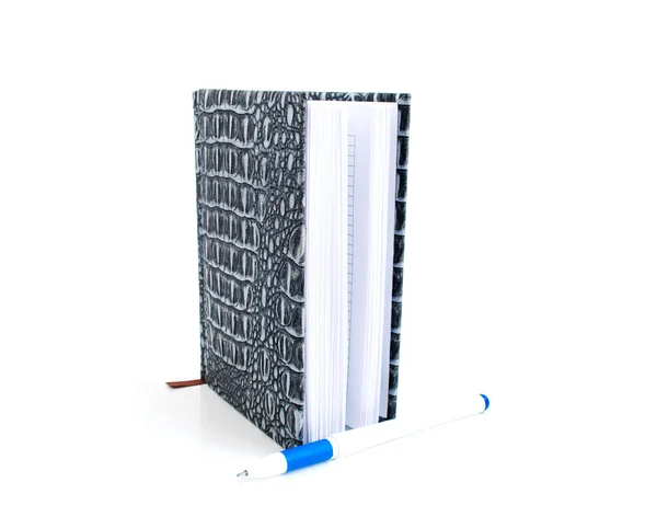 Caderno com o lápis — Fotografia de Stock