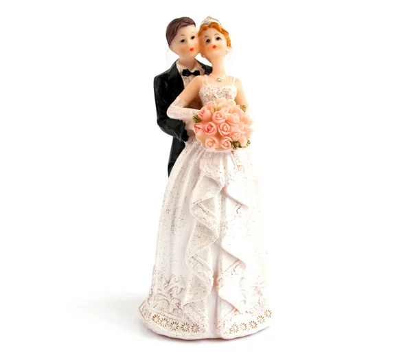 Figuras de bolo de casamento — Fotografia de Stock